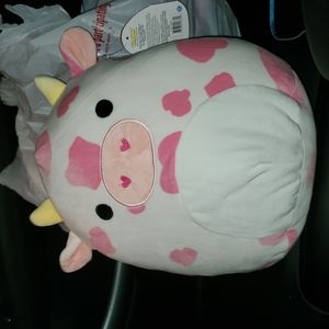 Original SQUISHMALLOWS Evangelico Pink Cow - 11 inch